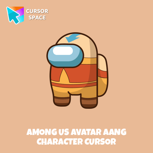 Among Us Avatar Aang Character cursor pointer cursor